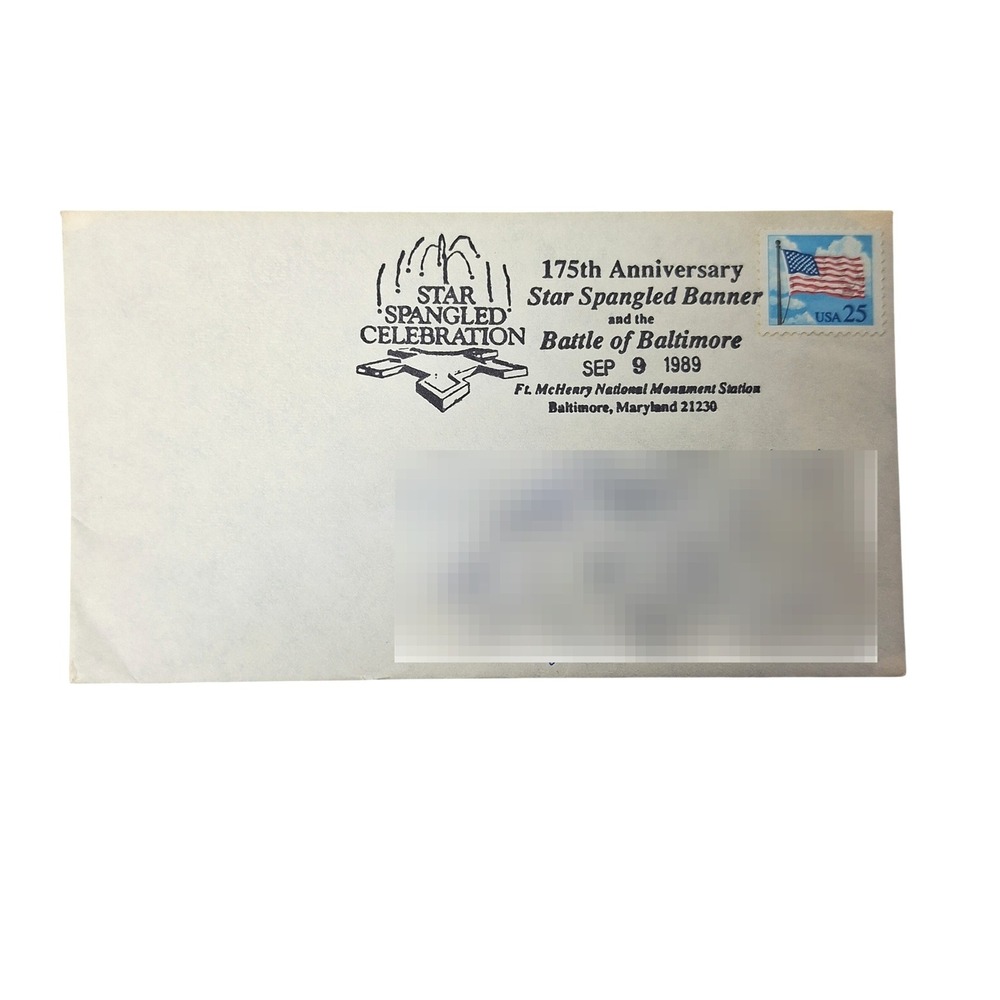 1989‎ Star Spangled Banner 175th Anniversary Battle of Baltimore First Day Cover